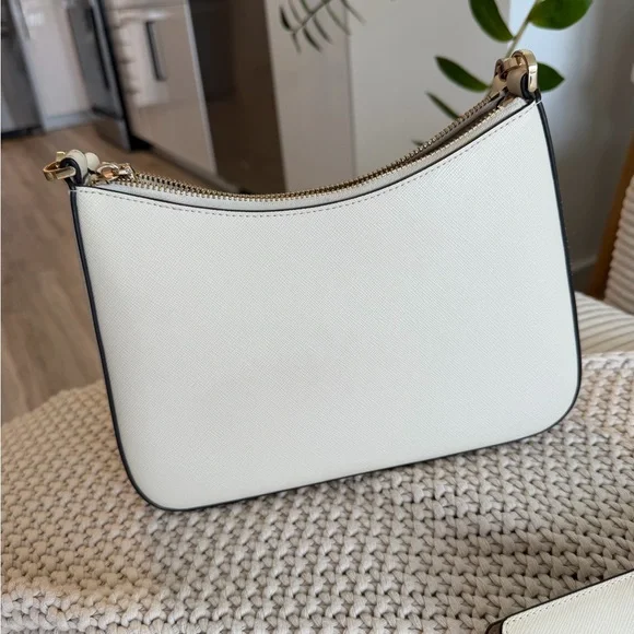 Kate Spade Madison Margot Convertible Shoulder Bag and Wallet in Meringue - Picture 10 of 12